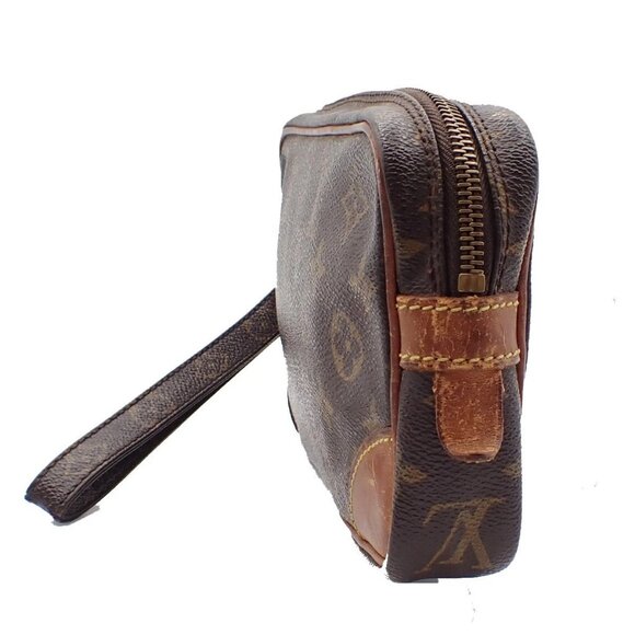 LOUIS VUITTON Marly Dragonne PM Clutch Hand Bag Monogram Leather M51827 04EF462 - Picture 2 of 14